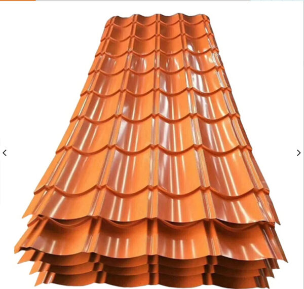 Corrugated Metal Roofing 14 Gauge 0.45mm Zinc Roof Galvanized Steel Sheet