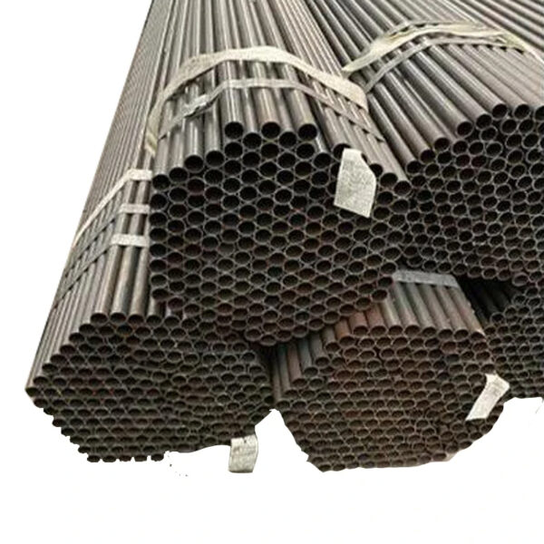 Factory direct carbon steel pipe 6 meters precision welded steel pipe round ERW black carbon steel pipe tube