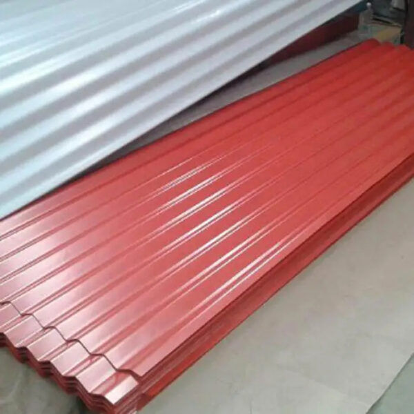 Z90 Z275 color coated corrugated steel roofing sheet 22 26 28 gauge dark green corrugated steel roof sheets - Image 2