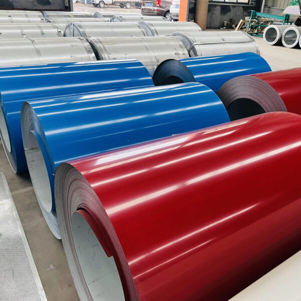 ral9002 prepainted steel coil color prepainted galvalume steel coil 508 mm 0.8mm 1mm 2mm colored galvanized steel coil - Image 2