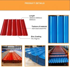 High Quality Galvanized Colour Coated Corrugated Steel Roofing Sheet Metal Tin Roofing Prices Low Slope Roofing