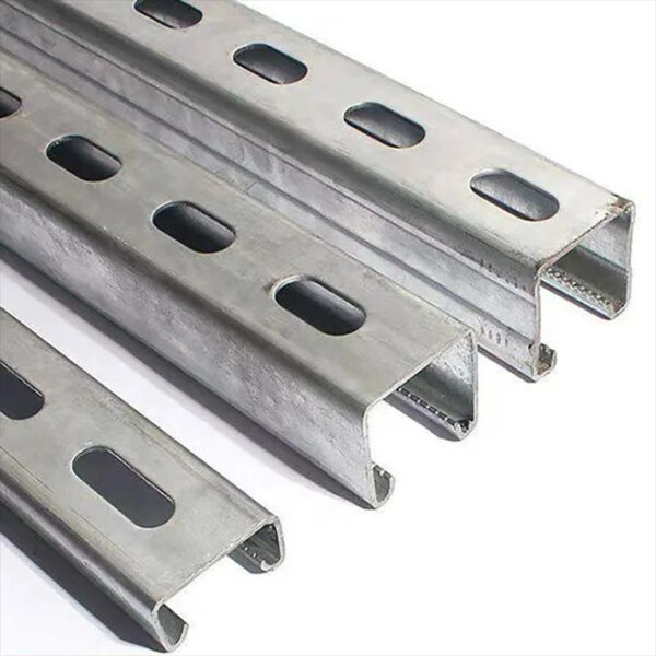 Manufacturer Hot Selling Galvanized Steel Unistrut Strut C Profile rail Channel Dimensions Factory - Image 2