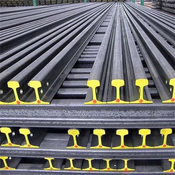 Hot rolled factory direct sale R50 R65 Steel rail DIN Standard A55 A65 A75 A100 A120 Steel rail used in the rail way - Image 2