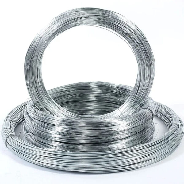 GI Wire Galvanized Steel High Tensile Line Hot Dipped Alambre Galvanizado 12 Gauge 4mm Building Free Cutting Steel High Carbon - Image 2