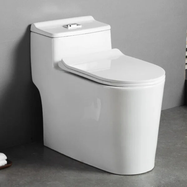 Water saving siphon ceramic toilet floor type bathroom closestool - Image 4