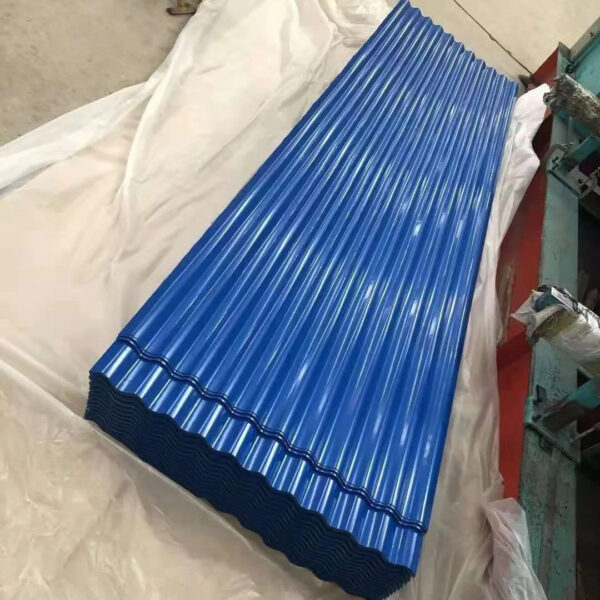 High Quality Color Coated Galvanized Steel Corrugated Steel Iron Sheet PPGI Roofing Sheets for House - Image 2