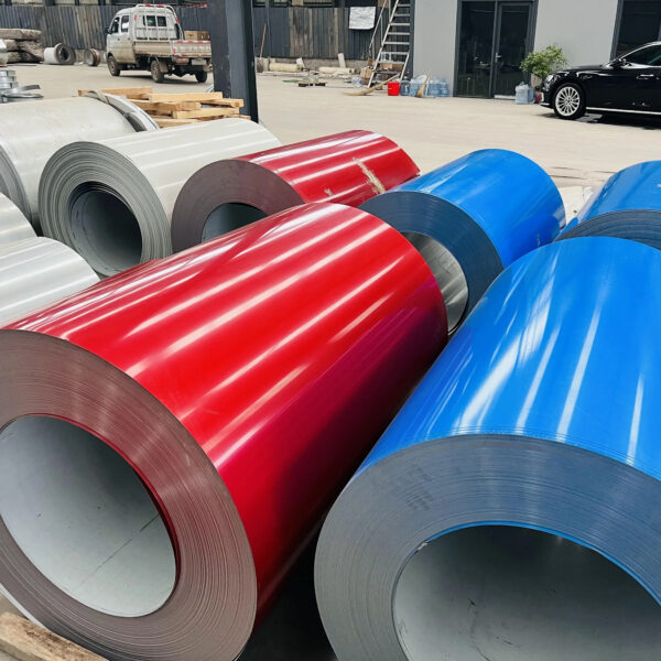 ral9002 prepainted steel coil color prepainted galvalume steel coil 508 mm 0.8mm 1mm 2mm colored galvanized steel coil - Image 3