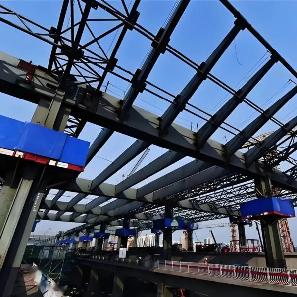 Prefabricated Steel Structure Workshop Building Of High Speed Train Station Steel Railway Station - Image 3