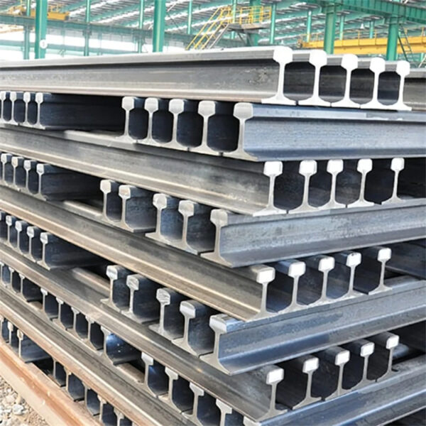 Hot rolled factory direct sale R50 R65 Steel rail DIN Standard A55 A65 A75 A100 A120 Steel rail used in the rail way - Image 3