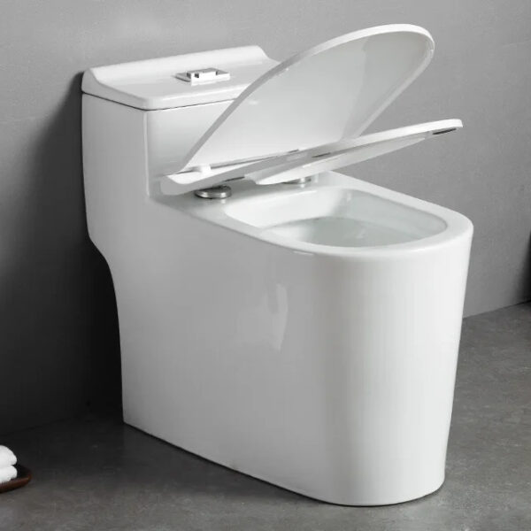 Water saving siphon ceramic toilet floor type bathroom closestool - Image 3