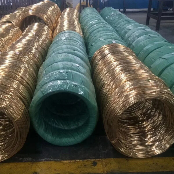 ASTM H EN Soft Temper C2680 C2600 Brass Wire Mesh Strip Sheet / Brass Coil H62 Copper Ingot Wire Brass Oval Round Flat Wire - Image 4