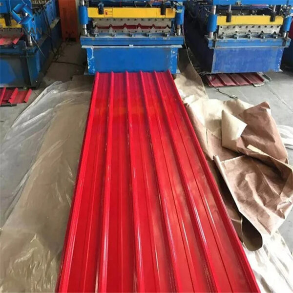 Africa Color Steed Trapezoid Roofing Sheets And Wall Sheets Roll Forming Machine - Image 4