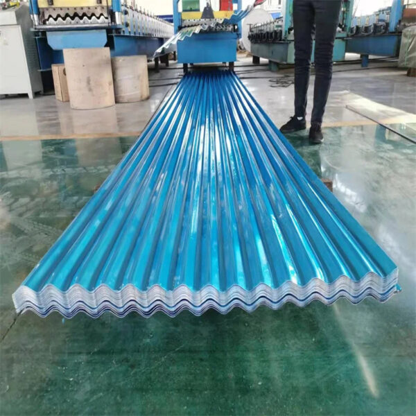 High Quality Color Coated Galvanized Steel Corrugated Steel Iron Sheet PPGI Roofing Sheets for House - Image 3