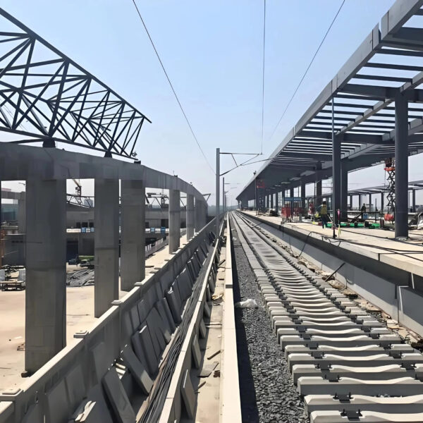 Prefabricated Steel Structure Workshop Building Of High Speed Train Station Steel Railway Station - Image 4