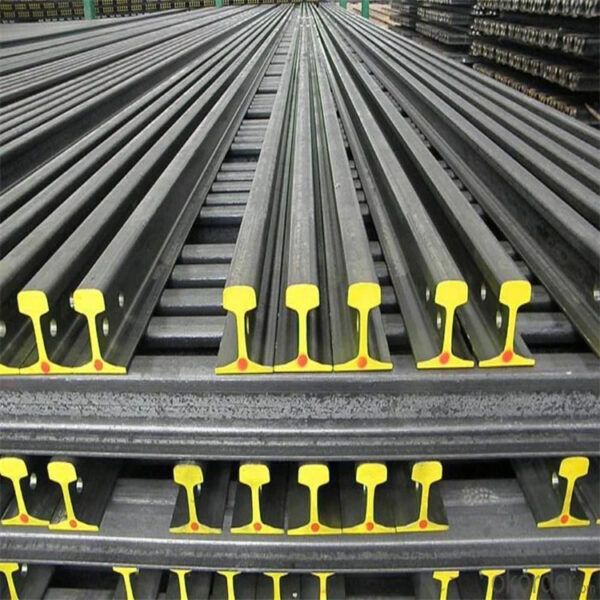 Hot rolled factory direct sale R50 R65 Steel rail DIN Standard A55 A65 A75 A100 A120 Steel rail used in the rail way - Image 4