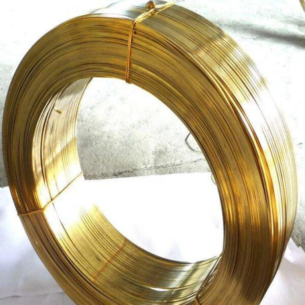 ASTM H EN Soft Temper C2680 C2600 Brass Wire Mesh Strip Sheet / Brass Coil H62 Copper Ingot Wire Brass Oval Round Flat Wire - Image 5