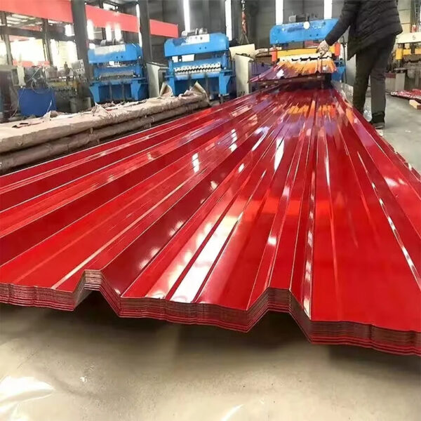 Africa Color Steed Trapezoid Roofing Sheets And Wall Sheets Roll Forming Machine - Image 5