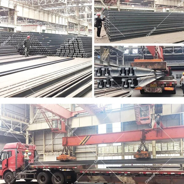 Railway Steel Rail Supplier Q235B/55Q Used Crane Rail Track Scrap Track GB Standard Railroad Light Steel Rail For Sale - Image 5