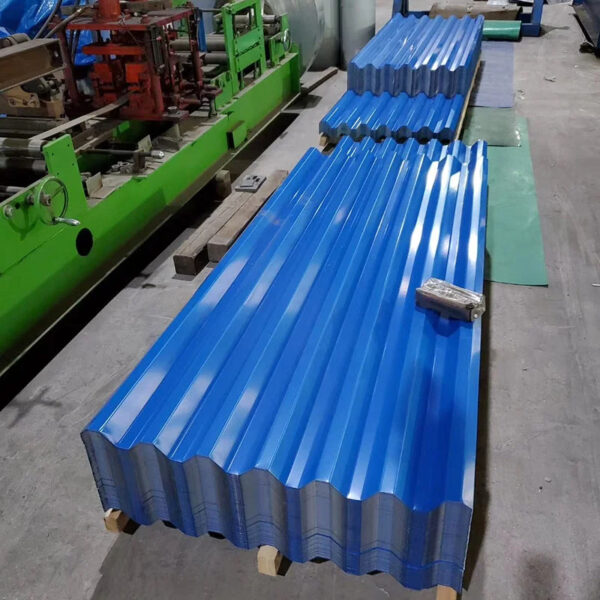 Top Quality Corrugated Profiled Color Steel Roof Trapezoidal Prepainted Metal Roofing Sheet - Image 6