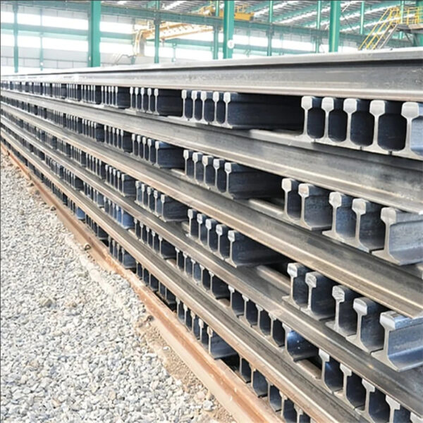 Hot rolled factory direct sale R50 R65 Steel rail DIN Standard A55 A65 A75 A100 A120 Steel rail used in the rail way - Image 6