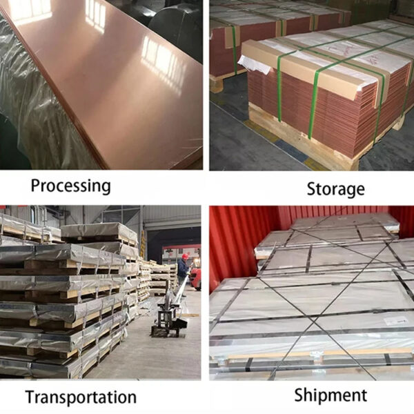 manufacturer 3mm 5mm 20mm thickness 99.99% Copper Cathodes T2 4x8 copper plate sheet - Image 6