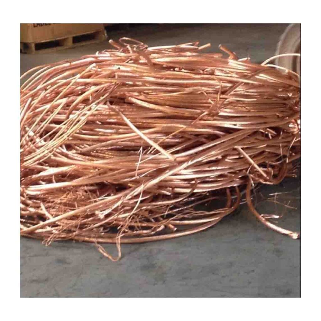 Metal trade mill berry copper wire scrap pure copper recycling material bulk delivery