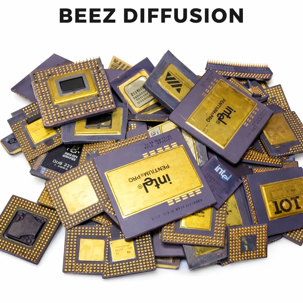 Wholesale Recyclable Ceramic CPU Scrap HMS Grade Electronic Chips for Metal Recovery - Image 3