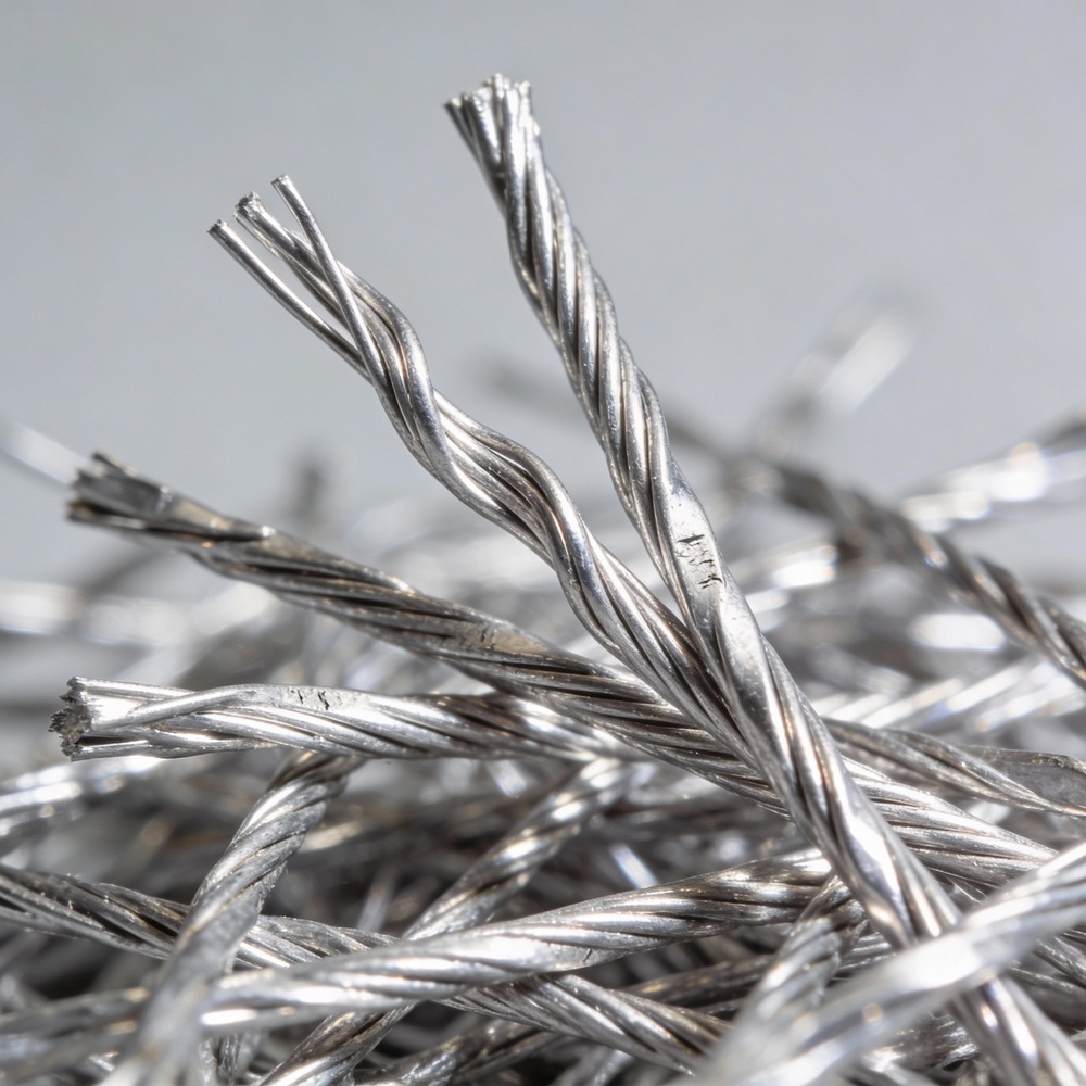 6063 Bright Aluminum Wire Scrap Clean Compressed Bales Low Impurity Metal for Smelting Factories - Image 5