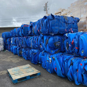 Bulk HDPE Blue Drum Scrap, Clean Washed Regrind,Clear Natural Plastic Ideal for Recycling Industrial Applications, Factory Price